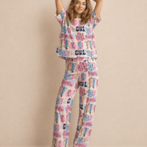 Premium Graphic Print Night Suit for Women